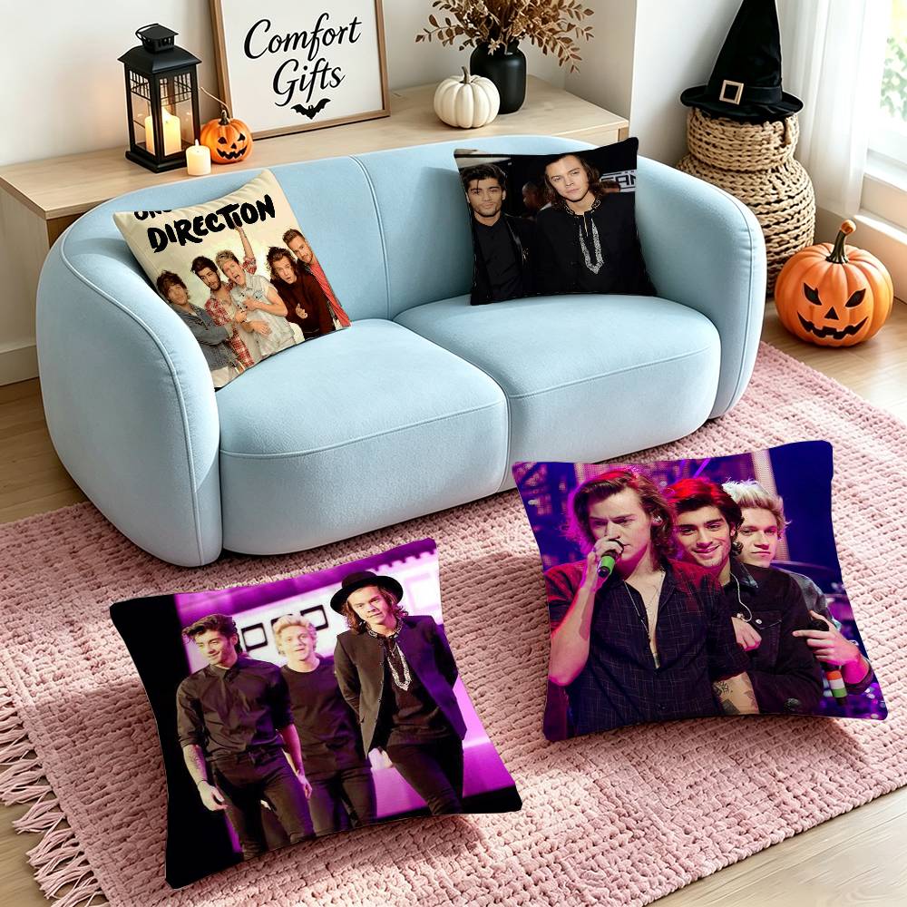 Home Textiles Direct - ปลอกหมอนพิมพ์ลายสองด้าน ลายอนิเมะ One Band Directions สำหรับห้องนอน