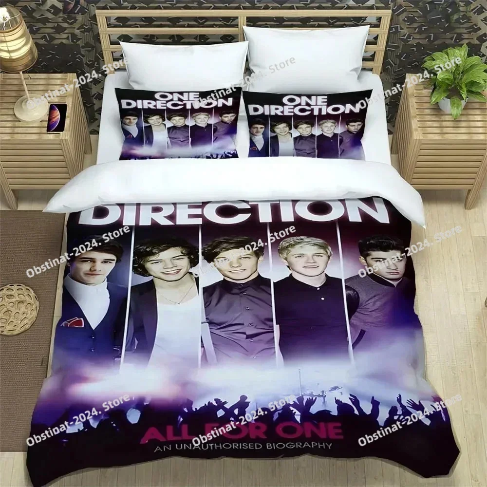 Home Textiles Direct - ชุดเครื่องนอนลายวงดนตรี O-ONE ขนาดเตียงเดี่ยว ทวิน ฟูล ควีน