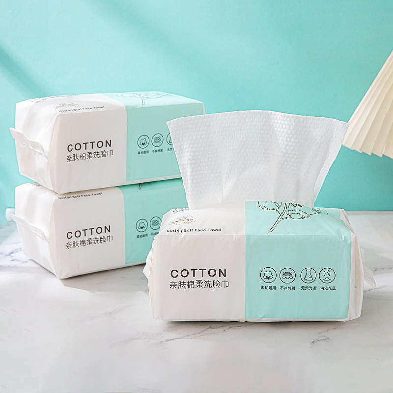 Home Textiles Face Towel - 100ปั๊มผ้าเช็ดมือแบบใช้แล้วทิ้งผ้าฝ้ายเนื้อหนาแบบ100นุ่มใช้ล้างเครื่องสำอางแบบเปียกใช้ซ้ำได้