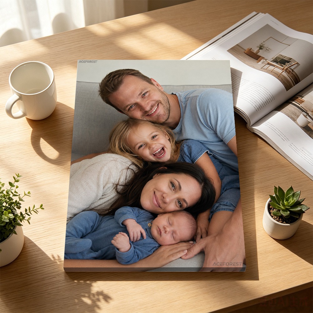 Home Textiles Usa - ภาพพิมพ์บนผ้าแคนวาส 2D แบบปรับแต่งได้พร้อมกรอบไม้ ภาพครอบครัวหรือคู่รักแบบกำหนดเอง พิมพ์เงา ตกแต่งผนังภายในบ้าน
