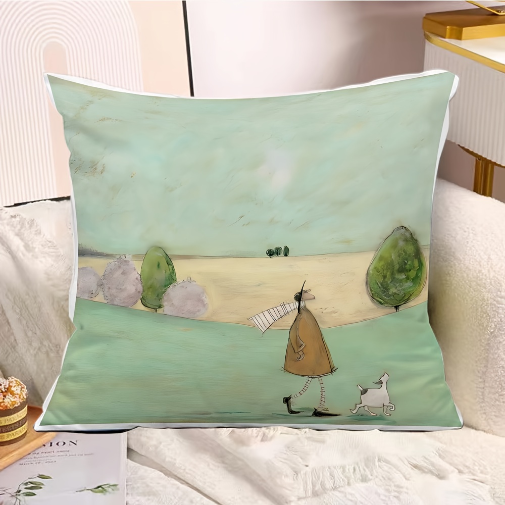 ปลอกหมอนลายการ์ตูนแฟชั่น 1 ชิ้ - Pillow Insert 18X18 บทวิจารณ์และราคา